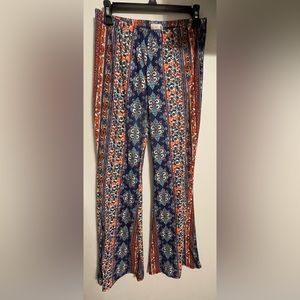 Sadie & Lu Patterned Yoga Pants Size M